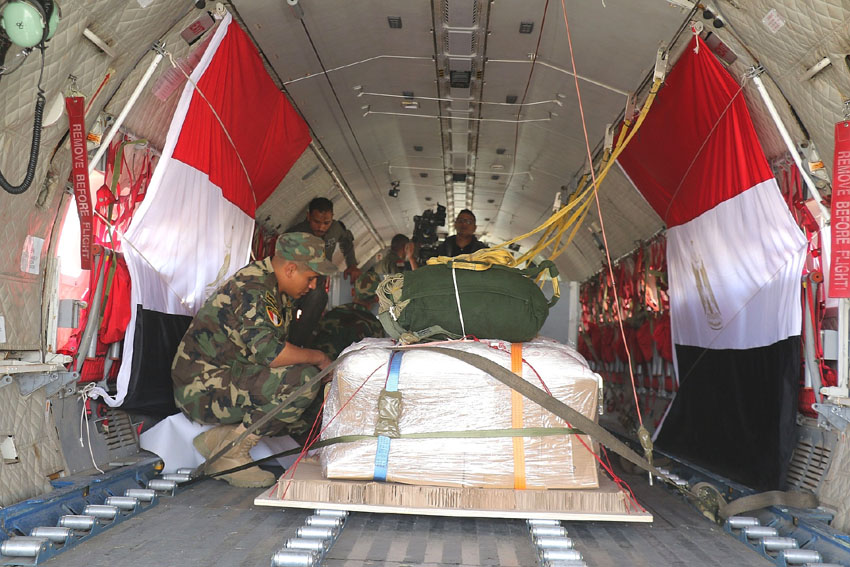 TNI kirim bantuan ke Gaza-upload